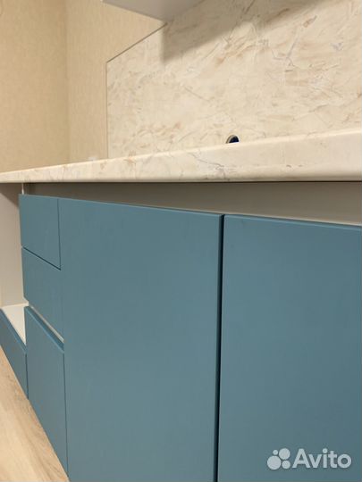 Кухонный гарнитур. Кухня без ручек ксп:19706