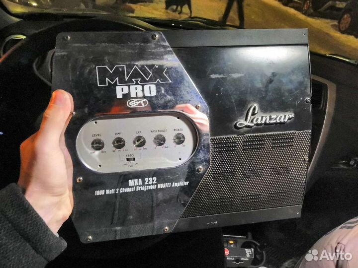 Усилитель lanzar max pro 1квт/2х500вт (обмен)