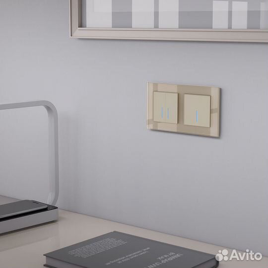 Сенсорный выключатель одноклавишный с подсветкой 1