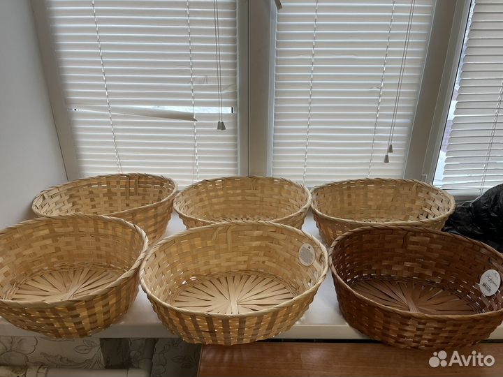 Корзины плетеные новые