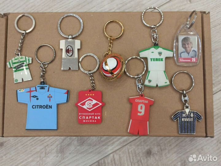 Брелоки FC Liverpool, Inter, Milan, Ajax, Celtic