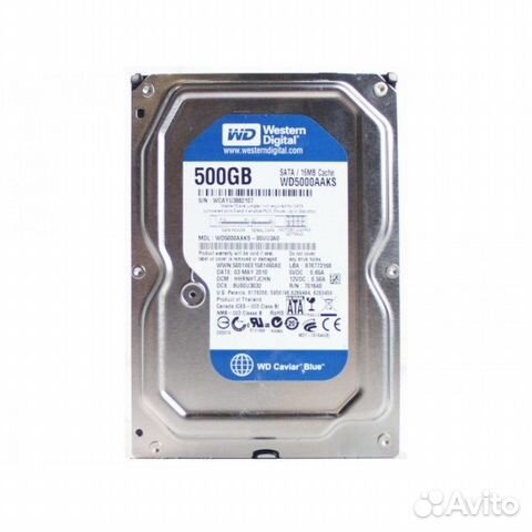 Жесткий диск WD Blue 500 Gb 3.5 SATA новый
