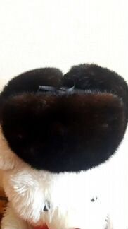 Норковая шапка мужская