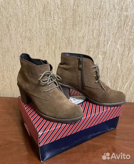 Ботильоны из натуральной замши