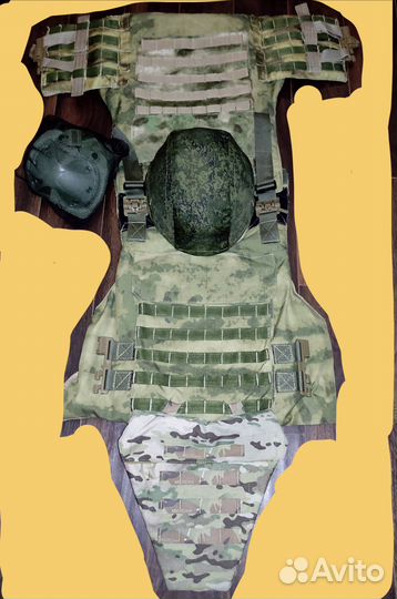 Бронежилет с каской