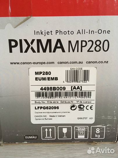 Мфу Canon Pixma MP280 струйный принтер