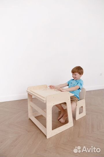 Детский стол и стульчик растущий с доставкой