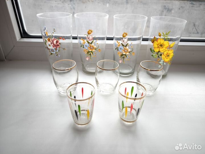 Стопки стаканы рюмки стекло