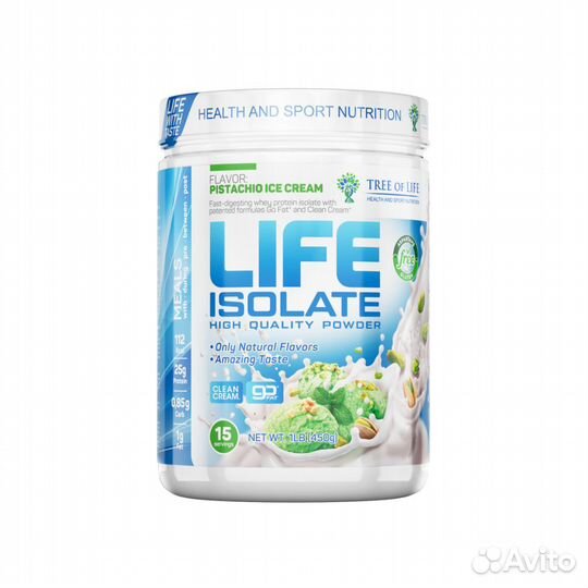 Изолят сывороточного протеина Life Isolate (450 г)