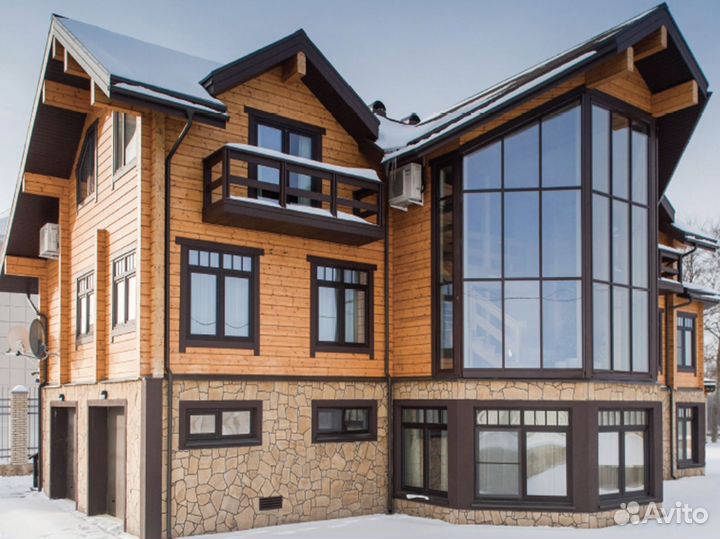 Остекление домов / коттеджей под ключ