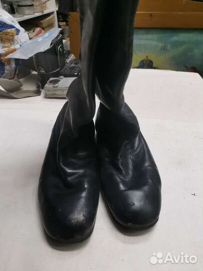 Хромовые сапоги мужские 37 размер (Ч)