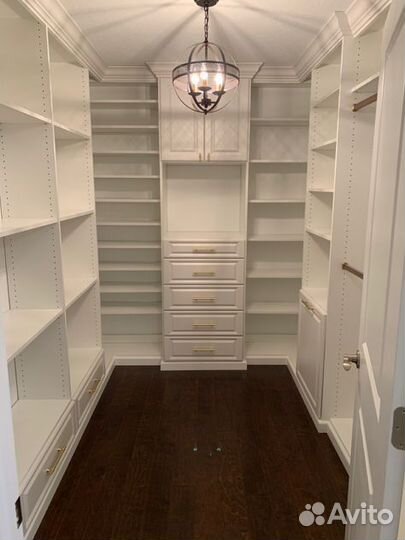 Гардеробная на заказ под ключ