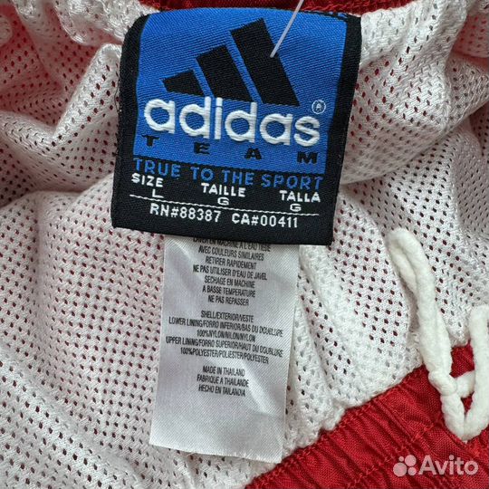 Спортивные штаны Adidas Sports Red Pants Vintage