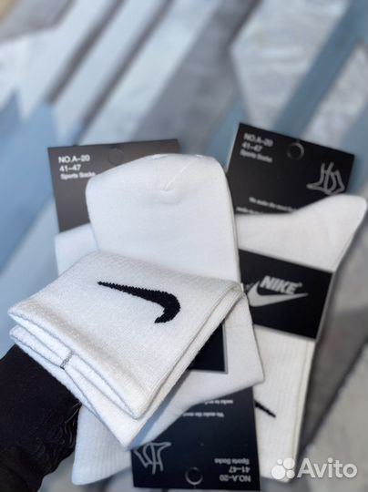 Носки nike высокие