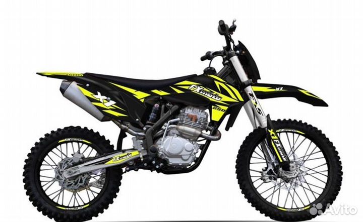 Кроссовый мотоцикл fxmoto X1 250 CC 21/18 Жёлтый