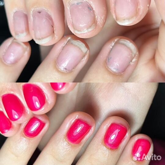 Маникюр на дому Снятие+маникюр+покрытие