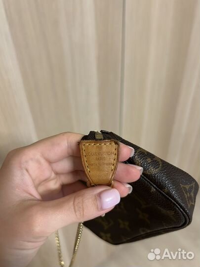 Клатч сумка Louis Vuitton mini pochette оригинал