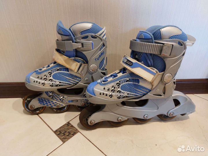 Роликовые коньки детские раздвижные