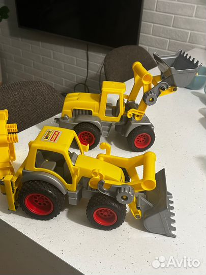 Игрушка эксковатор 2 шт