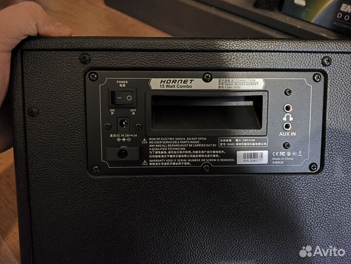 Гитарный комбоусилитель Mooer dh01 hornet 15bk