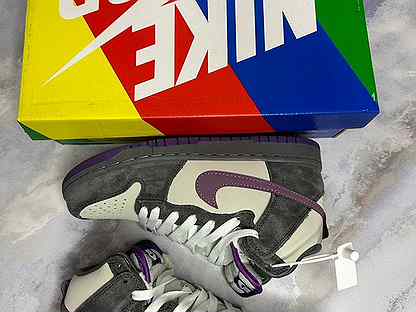 Кроссовки Nike Dunk High SB Purple Pigeon зимние