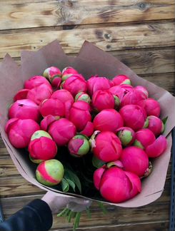 Букет пионов 7 15 20 25 51