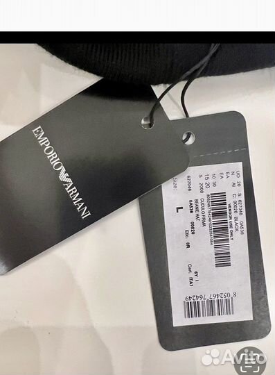 Шапка Emporio Armani оригинал и другие