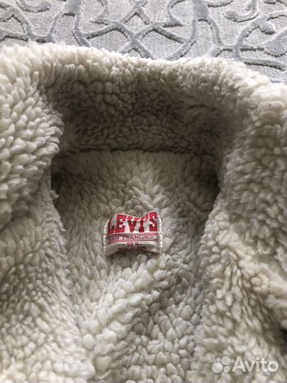 Джинсовая куртка levis sherpa