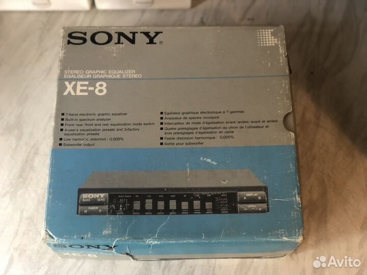 Эквалайзер sony xe-8