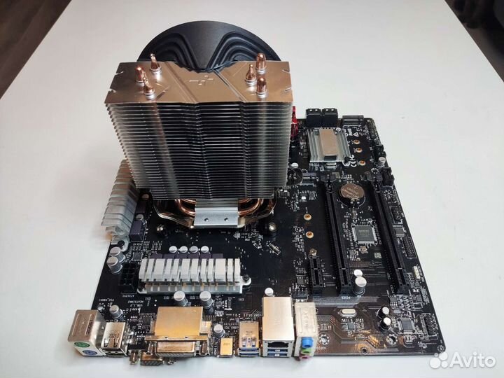 Комплект: Ryzen 5500, B450, 32Gb, кулер