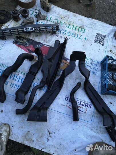 Воздуховод печки лада калина