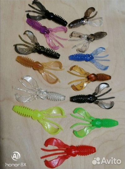 Силиконовые приманки ручной работы