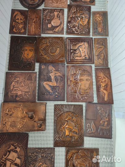 Медное панно