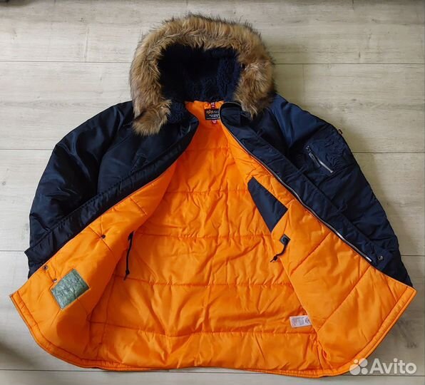 Куртка-аляска Alpha industries SF Navy Оригинал