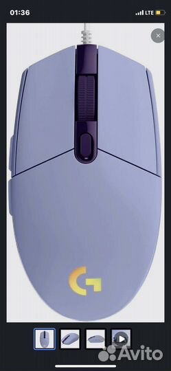 Мышь logitech g102