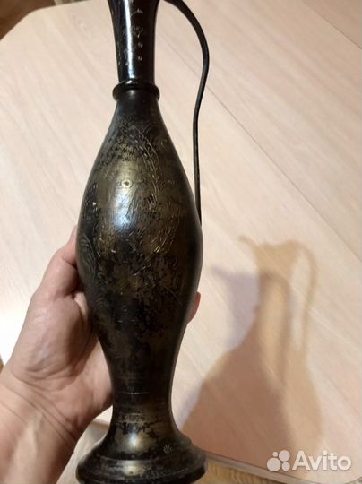 Винтажный кувшин, латунь, Индия, 70-е г