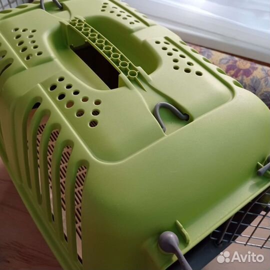 Переноска для кошек пластиковая бу