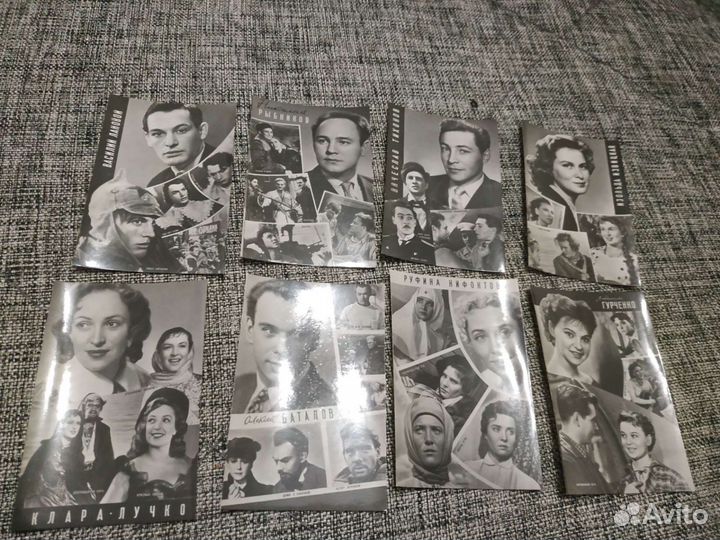Набор карточек Артисты советского кино