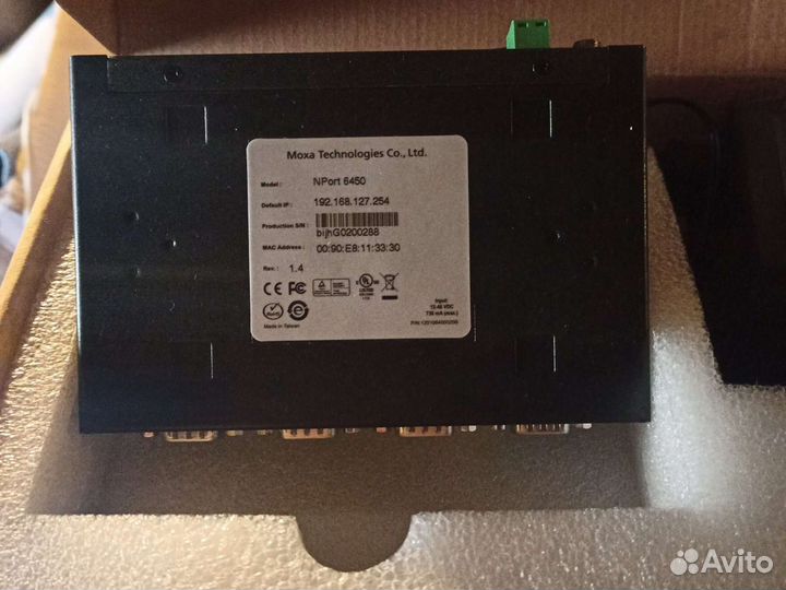 Сервер (преобразователь) moxa NPort 6450 б/у в кор