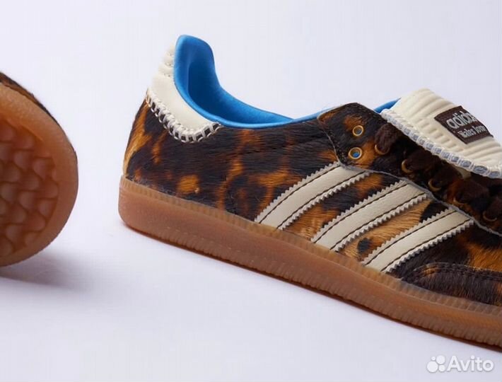 Adidas X wales bonner samba pony LEO brown