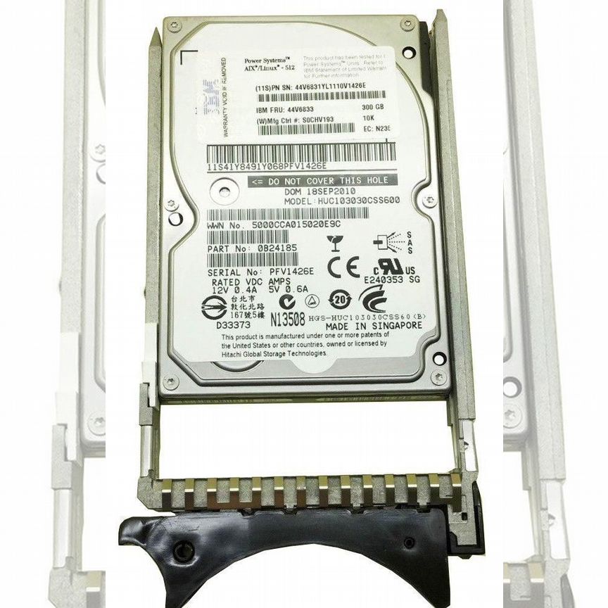 [44V6833] Жесткий Диск Ibm 300gb Sas 2.5 44v6833