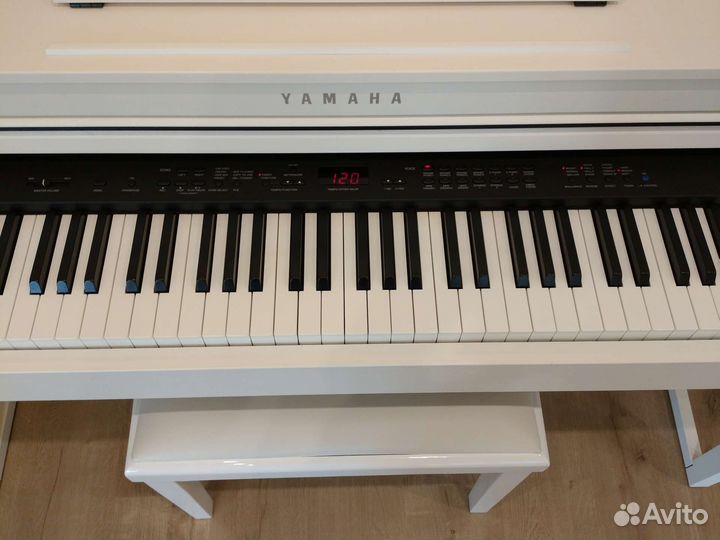 Цифровое пианино yamaha clp-430 wh (белое)