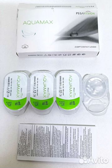 Линзы aquamax - 2,25