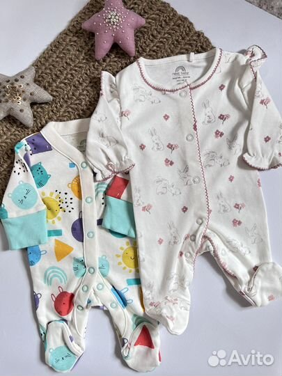 Слипы для девочки next newborn 50 52