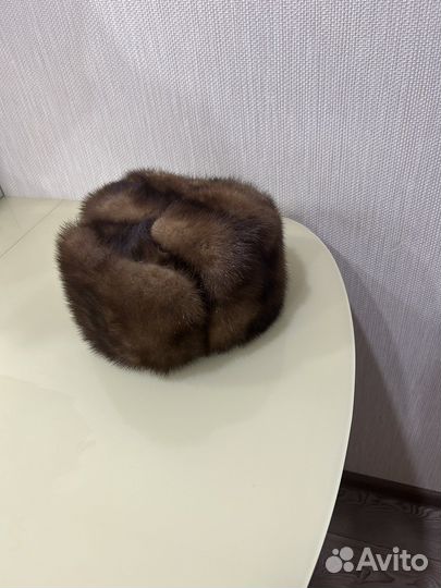 Норковая шапка мужская