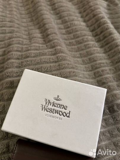 Кошелёк Vivienne Westwood Brown Logo Оригинал