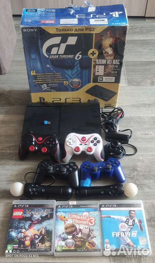 Sony PS3 super slim прошитая