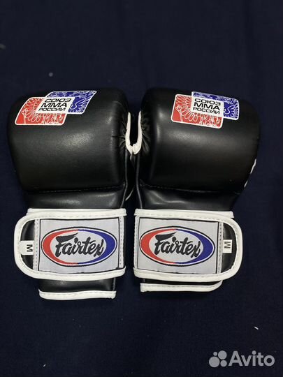 Перчатки крабы,черные Fairtex Союз мма