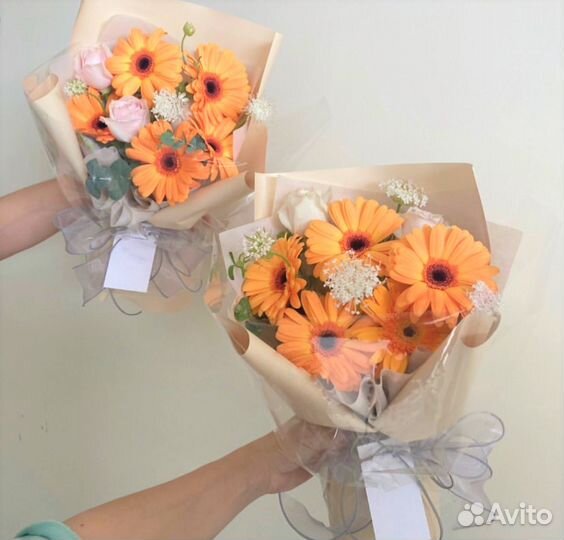 Герберы. Букеты из Гербер/Свежие Герберы