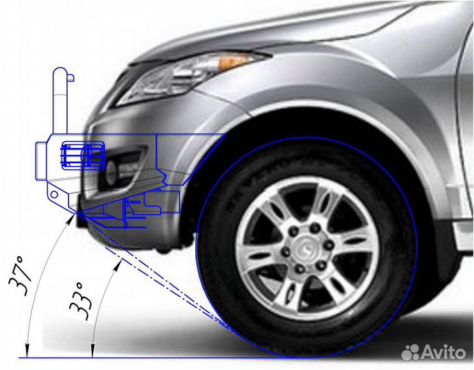 Передний силовой бампер OJ GW Hover 5